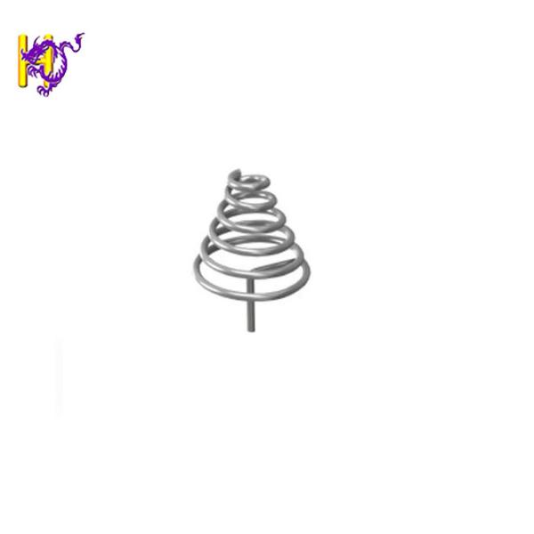 Quality Nickel Plated Steel Cylindrical Contact Battery Spring With Compression for sale