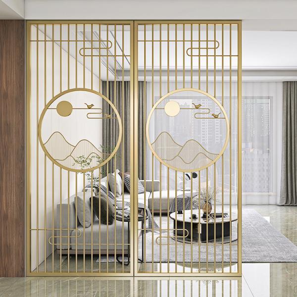 Indoor Metal Divider Self-Installation On Site Stainless Steel Screen for