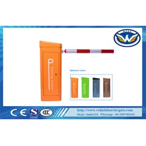 China Changeable Arm Direction Parking Gate Barrier No Noise With Anti - Collision Protection  on sale