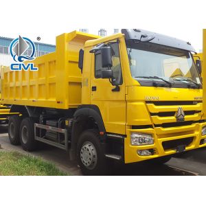 China 10 Wheels New Heavy Duty Dump Truck 371HP LHD 10 - 25 CBM For Mining Industry yellow color on sale