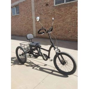 Buy cheap High Carbon Steel Frame 7 Speeds Cargo Trike With 24inch Thick Aluminum Alloy Wheels from wholesalers