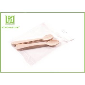 China Healthy Birch Wooden Disposable Cutlery , Personalized Wooden Spoon Set For Home on sale