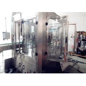 Buy cheap Automatic Carbonated Water Filling Machine , Glass Bottles Soda Bottling Equipment from wholesalers