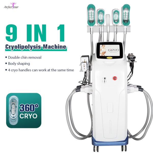 Quality Advanced Fat Freezing Body Sculpting Machine with Cooling Temperature c and RF Energy for sale