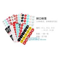 Buy cheap Transparent Custom design mini round Shape Recyclable mark sheet Paper Label product