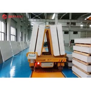Remote Q235 20m/Min 15 Ton Marble Rail Transfer Cart