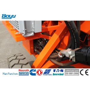 Buy cheap 56kw 73hp Hydraulic Tensioner Overhead Line Stringing Equipment from wholesalers