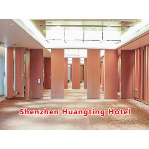 Buy cheap Customizable Wooden Partition Wall with Max 42dB Sound Insulation and 304 Stainless Steel Heavy-Duty Rollers from wholesalers