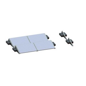 Buy cheap Tripod Folding Flat Roof Solar Mounting System PV AL6005 Panel Mount from wholesalers