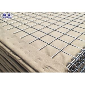 Buy cheap Zinc Coated Defensive Barrier Wall HESCO Bastion ISO Certification from wholesalers