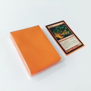 Buy cheap Orange Polypropylene Card Sleeves PVC Free Magic Gathering Sleeves from wholesalers