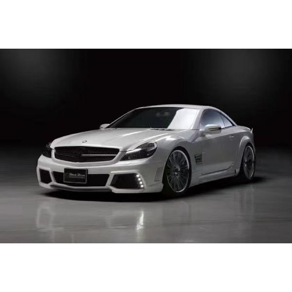 For Mercedes SL R230 Widebody Kit SL R230 Upgraded WD Style Front and Rear Bumper Spoiler Widebody Kit