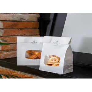 Waterproof bag with window - plastic film PP or PE transparent/semitransparent