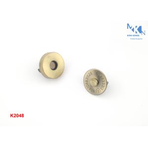 Buy cheap Brush Magnetic Handbag Clasp , Magnetic Bag Clasps K2048 Customized Design from wholesalers