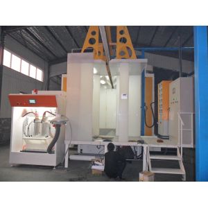 Buy cheap Customized PLC Powder Coating Booth And Oven Powder Painting Line from wholesalers