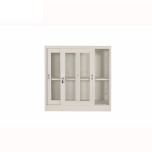 Buy cheap Living Room Modern Book Shelf Glass Door Filing Cabinet from wholesalers