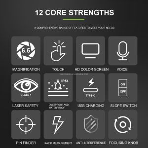 J1500m Rechargeable USB Accurate Measure Architects Laser Digital Laser Distance