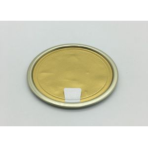Buy cheap Customized Logo Aluminium Gold Foil Lid For Coffee Powder Not Easy To Cut Hands from wholesalers