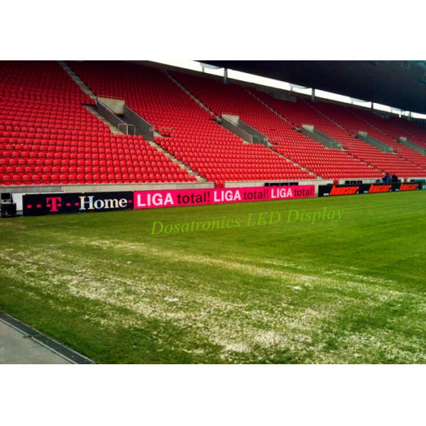 Quality Big Custom HD Advertising Stadium Perimeter LED Display P10mm for sale