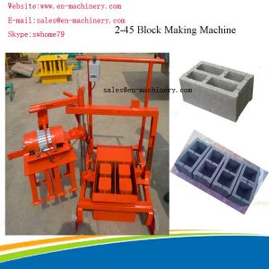 Buy cheap Portable Brick Making Machine Block Forming Machine with Moulds Movable 2-45 new type from wholesalers