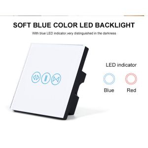 Smart Home Wifi Switch Us/eu Remote Control Curtain Switches Work With Google