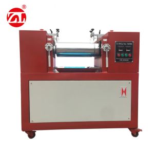 Buy cheap Red Color Electronic Heating Lab Two Roll Open Mill Mixing PE PP PVC EVA ABS from wholesalers