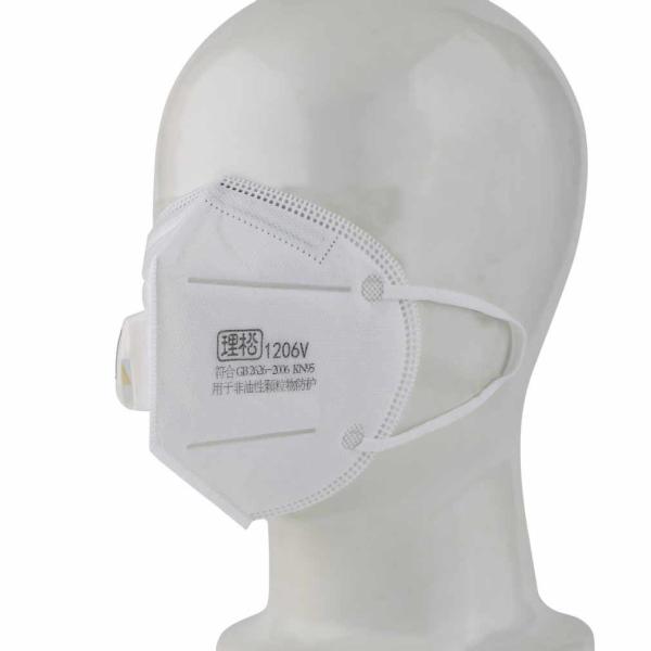 Breathable Disposable KN95 Face Mask Non - Irritating Glass Fiber Free