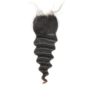 Buy cheap Natural Looking Human Hair Lace Closure No Tangle Fashionable Appearance product