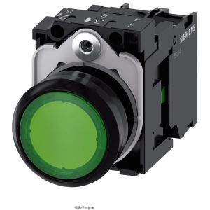 Buy cheap Siemens 3SU Flat Nose Round Button Green 3SU1102-0AB40-1BA0 -25°C Minimum Operating Temperature with LED Light Type from wholesalers