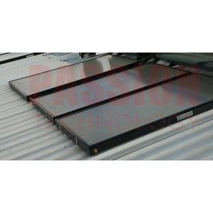 Buy cheap High Performance Swimming Pool Blue Coating All Copper Flat Plate Solar Collector from wholesalers