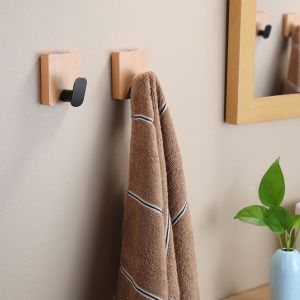 Buy cheap Solid Wood Beech Wall Hook - Handmade Customizable Coat Hanger from wholesalers