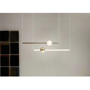100*600mm Combinable Golden Dining Room Modern LED Pendant Lights