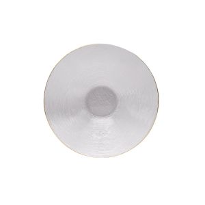 Buy cheap 4mm Thick Texture Transparent Glass Plate Cutlery Set from wholesalers