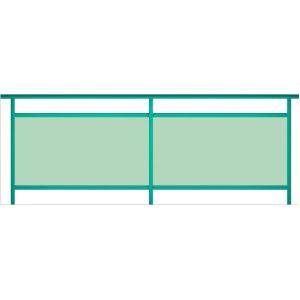 Length 6m T6 Stair Handrail Construction Aluminum Profile