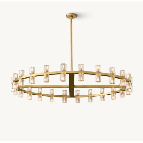 Buy cheap Chrome Finish Chrome Hanging Light Fixtures Foyer Lighting High Ceiling from wholesalers