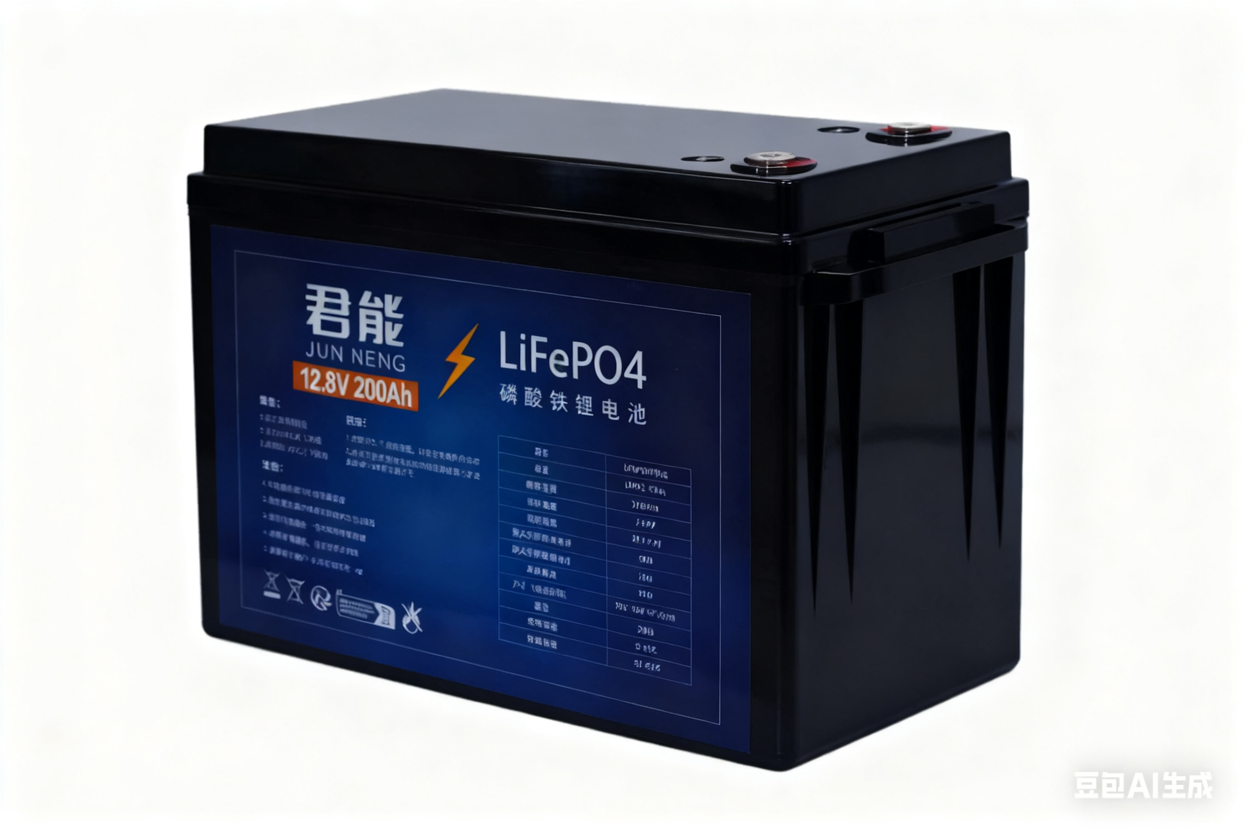 Buy cheap 12.8V 200AH LiFePO4 Lithium Battery with Bluetooth BMS and Metal Casing for Solar Systems from wholesalers