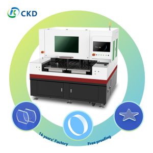 China 600x700mm Water Cooled Ultra Clear Class Laser Glass Cutting Machine With 1G Acceleration on sale