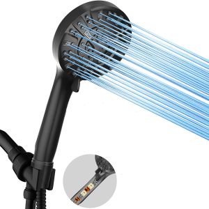 Buy cheap Bathroom 10 Sprays Detachable Matte Black Handheld Shower Head from wholesalers