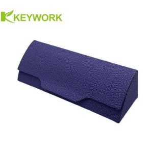 Buy cheap Purple Lycra Portable Eyeglass Case Irregular Embossed Printing from wholesalers