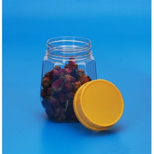 Buy cheap Food Grade Empty Plastic Cans Special Shape Screw On Lid Type Small Size from wholesalers