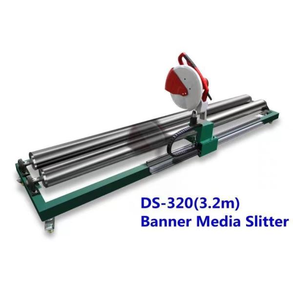Quality 3m Length Semi-automatic Sticker And Flex Banner Roll Slitter Cutting Machine for sale