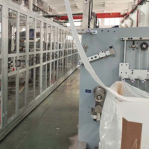 Disposable Baby Diaper Making Machine 600pcs Per Minute with Packaing System