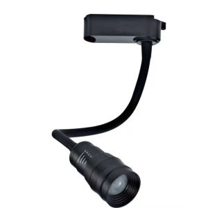 8W COB track light commercial spotlight hose showcase light black white silver