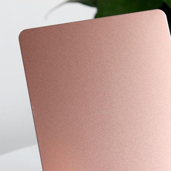 Sandblasted Bead Blasted Color Decorative Stainless Steel Sheet For Wall Panels