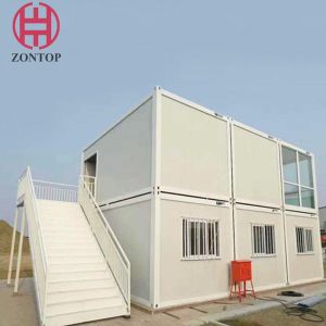Zontop Shipping Cost Folding 40 Ft 20 Ft Container House Luxury Prefabricated