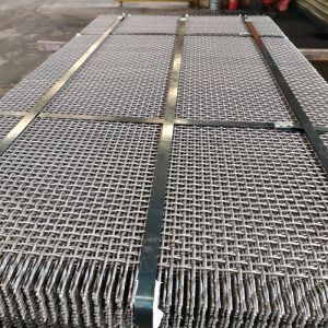 Aggregate Rust Protection Quarry Screen Mesh Lock Crimped