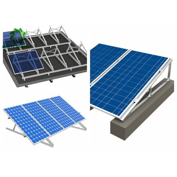 Solar Powered Charging Station Flat Roof Solar Mounting System Support system