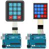 Buy cheap Custom 4x3 Array 12 Keys Matrix Membrane Switches Keypads With Embossed Metal Buttons from wholesalers