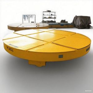 Carrying Large Equipment Custom Remote Control Rail Turntable and Electric