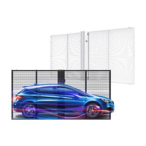 Buy cheap Indoor P3.9 High Transparency Ultra Thin Transparent LED Screen Music Video Wall from wholesalers